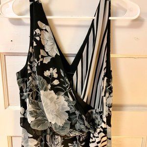 INC Size 12 Black and White Dress